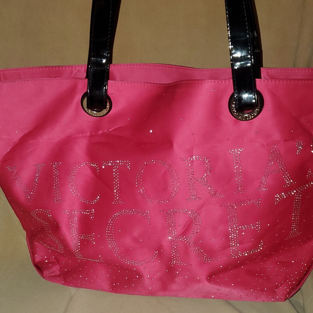 Victoria Secret satin tote bag